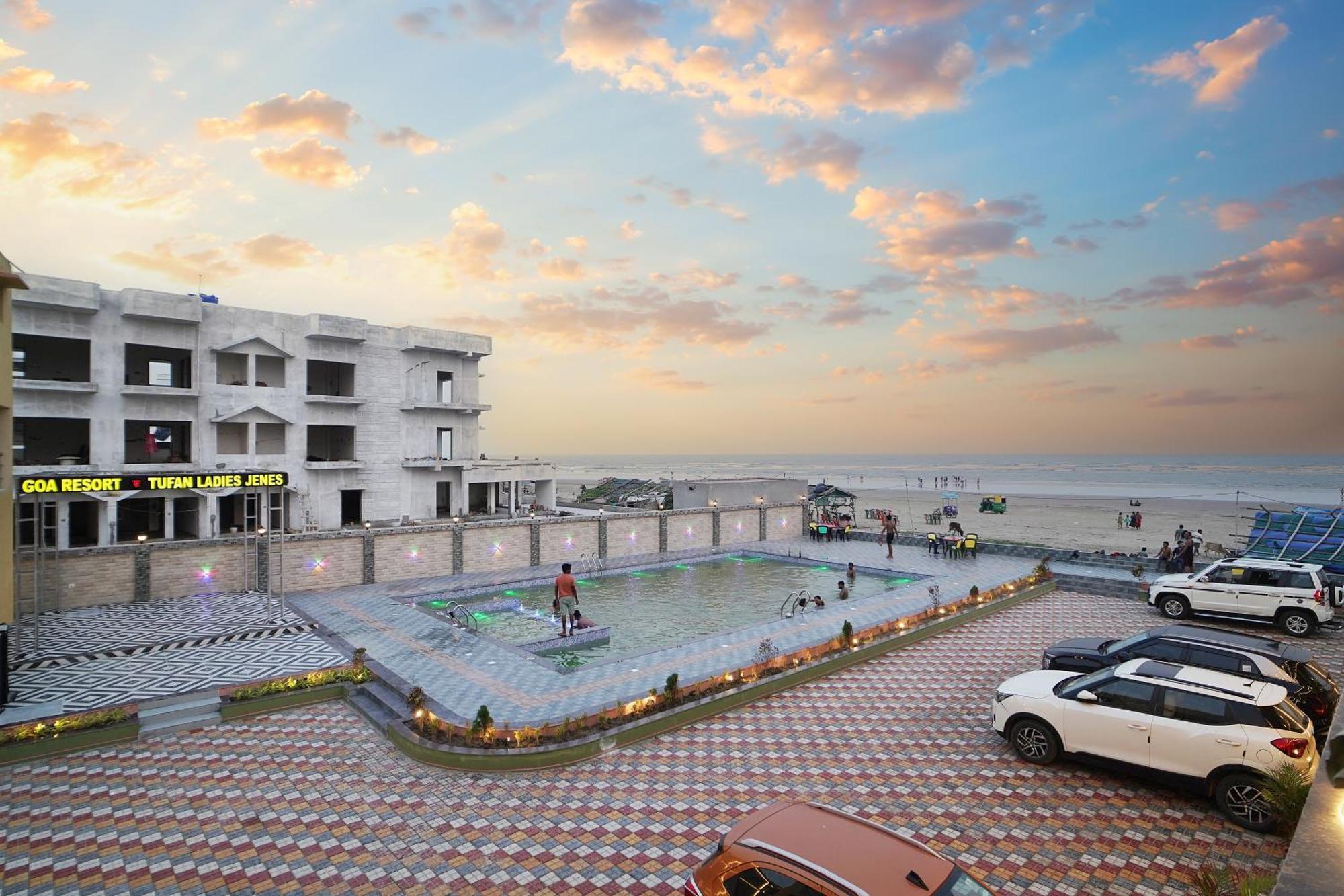Goa Beach Resort On Beach Mandarmani Exterior photo