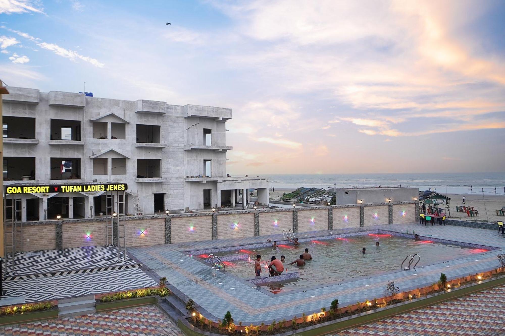 Goa Beach Resort On Beach Mandarmani Exterior photo